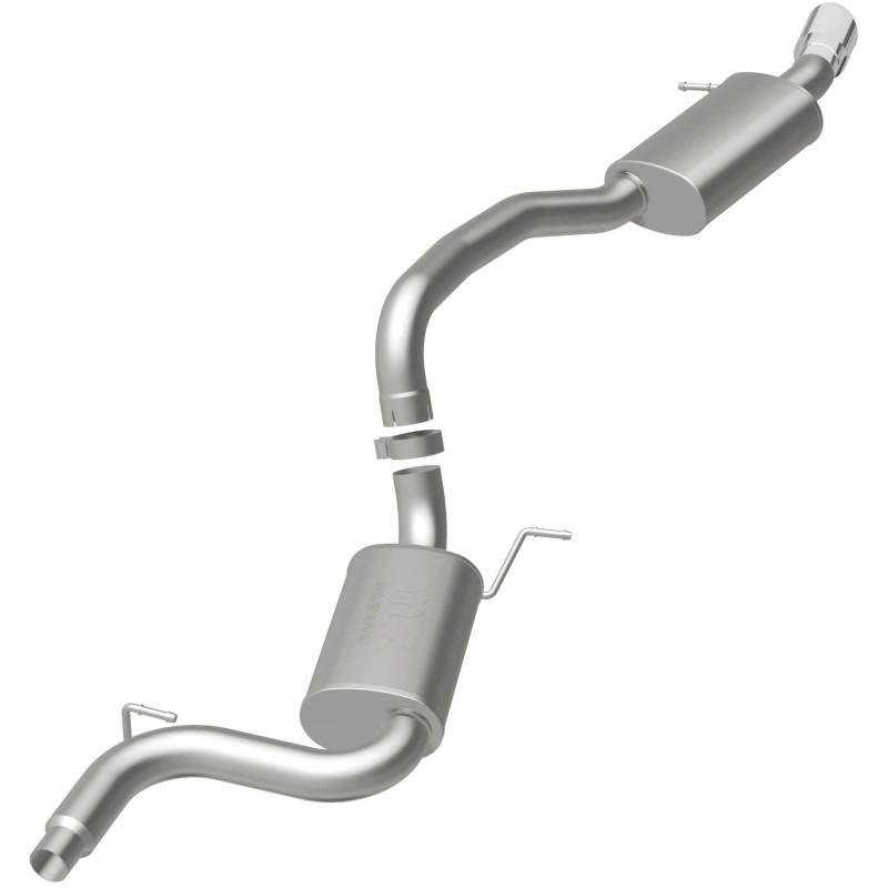 MagnaFlow Sys C/B 15-16 Volkswagen Passat 1.8L SS 3in Single Rear Ext 4in Tip - 19154