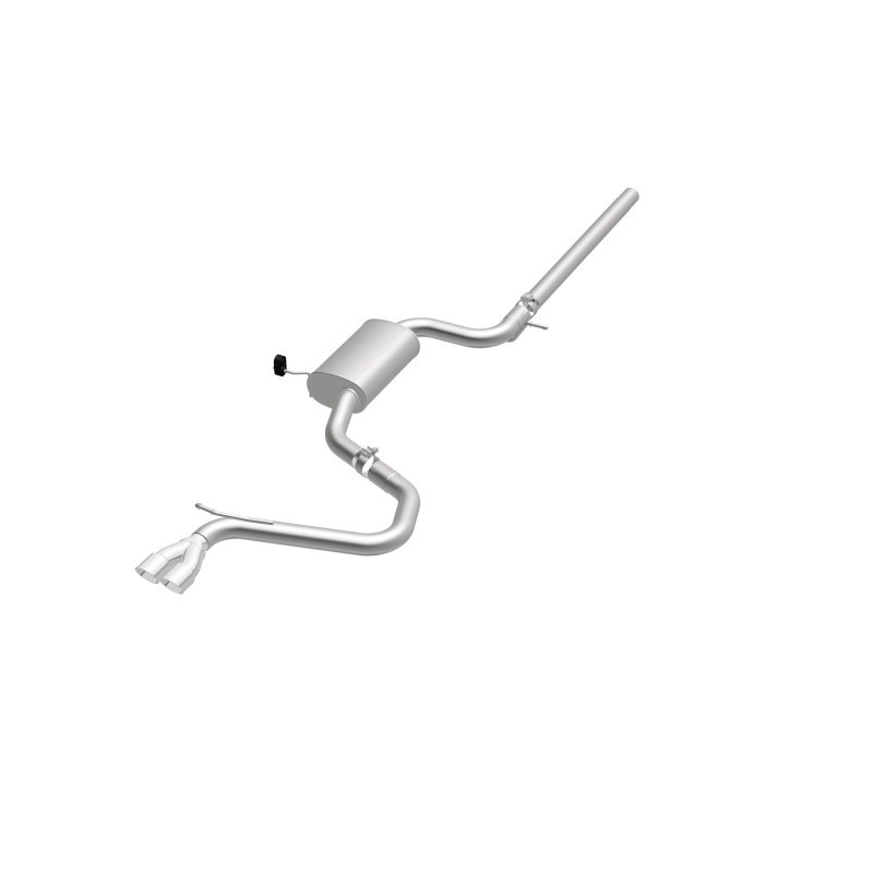 MagnaFlow Sys C/B 2015 Volkswagen Golf 1.8L 2.5in SS Dual Driver Side Exit Polished 3 Tip - 19163