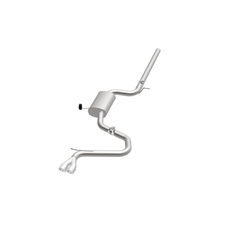 MagnaFlow Sys C/B 2015 Volkswagen Golf 1.8L 2.5in SS Dual Driver Side Exit Polished 3 Tip - 19163