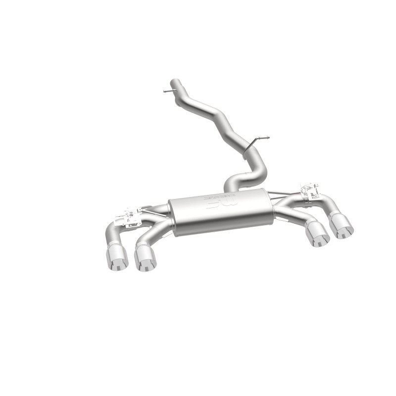 MagnaFlow Sys C/B 2015-2017 Volkswagen Golf R 3in Polished SS Quad Tip Split Rear Exit - 19165