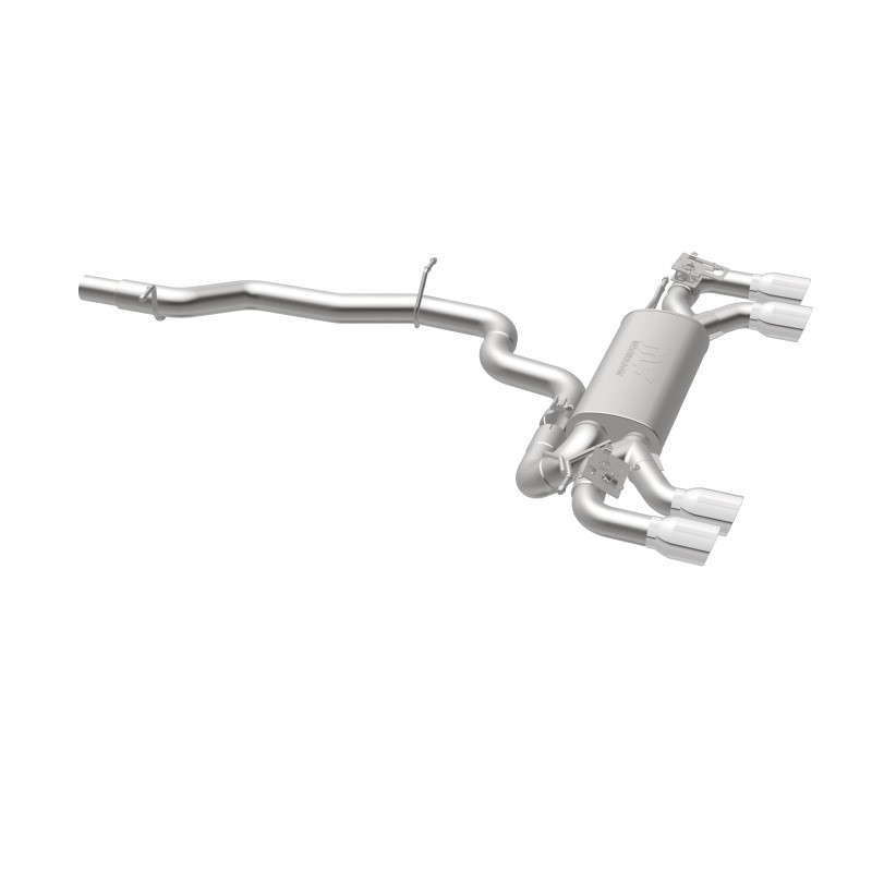 MagnaFlow Sys C/B 2015-2017 Volkswagen Golf R 3in Polished SS Quad Tip Split Rear Exit - 19165