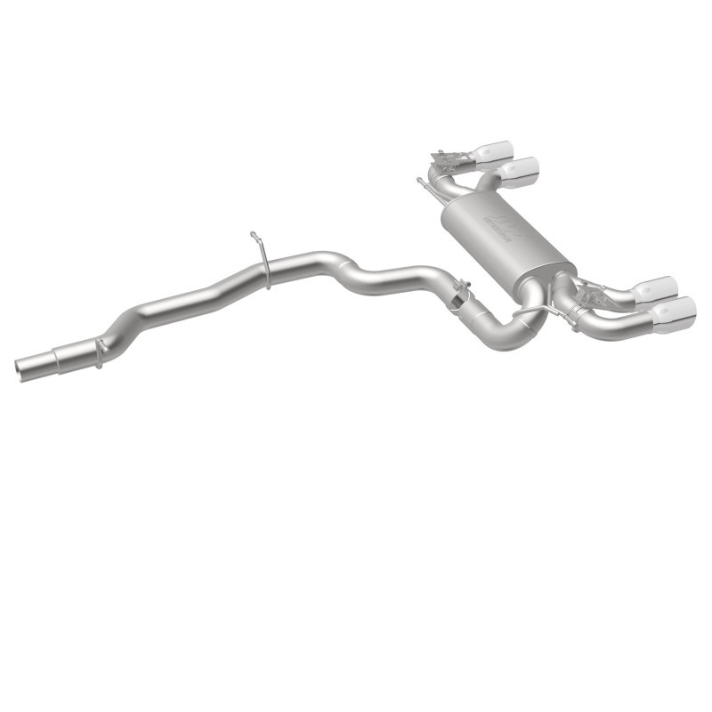 MagnaFlow Sys C/B 2015-2017 Volkswagen Golf R 3in Polished SS Quad Tip Split Rear Exit - 19165