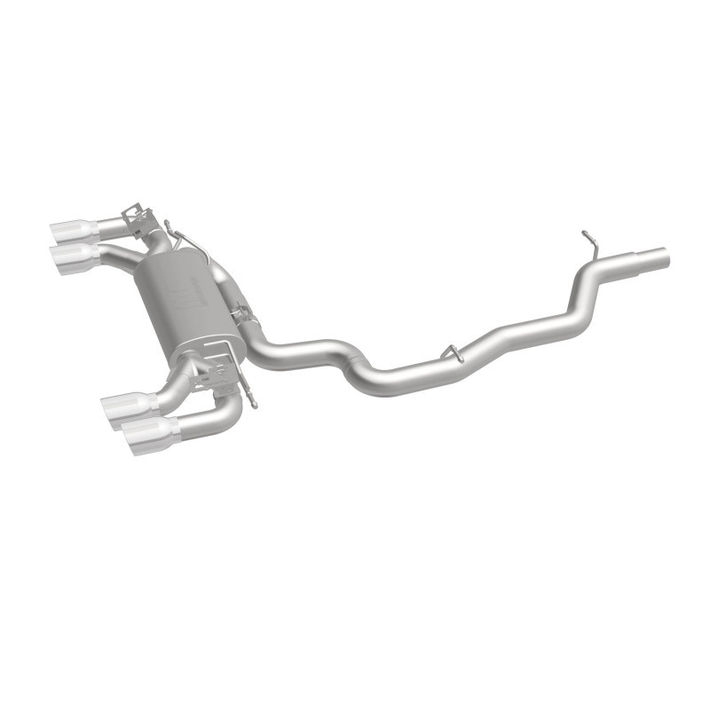 MagnaFlow Sys C/B 2015-2017 Volkswagen Golf R 3in Polished SS Quad Tip Split Rear Exit - 19165