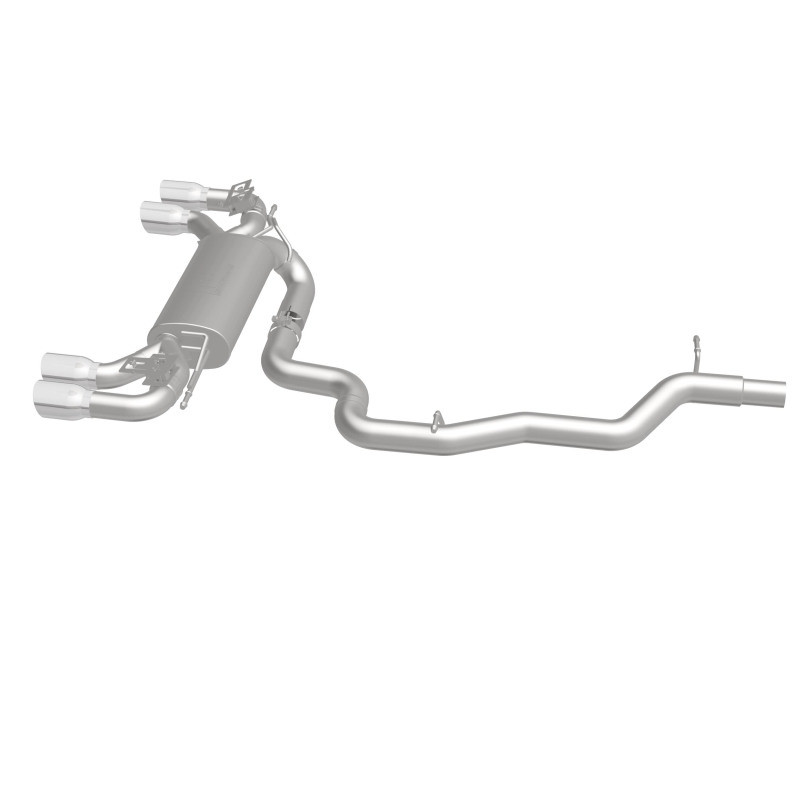 MagnaFlow Sys C/B 2015-2017 Volkswagen Golf R 3in Polished SS Quad Tip Split Rear Exit - 19165