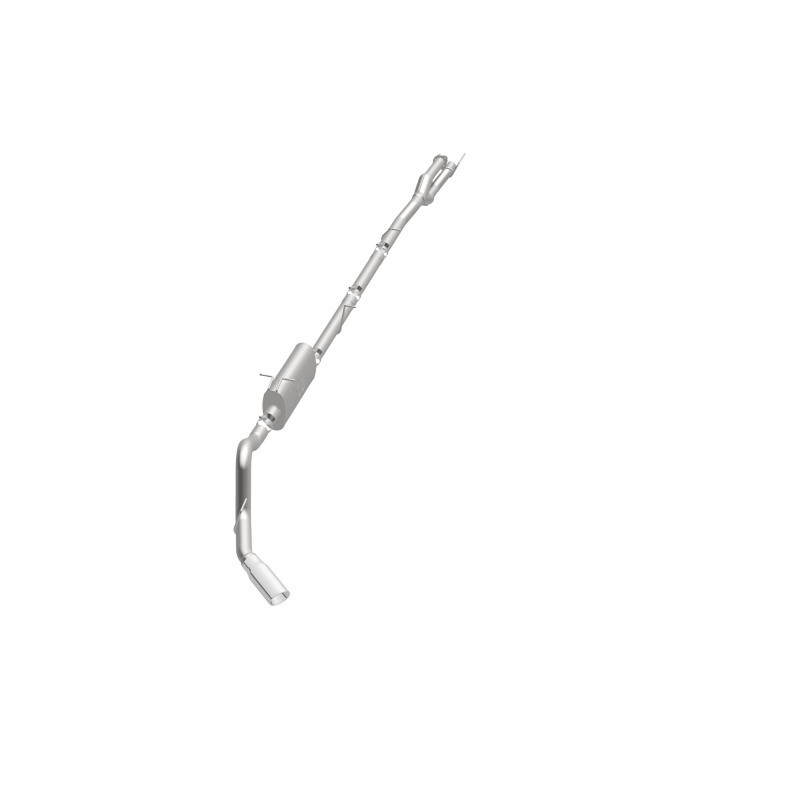 MagnaFlow Sys C/B 11-15 Ford Super Duty F250 6.2L EC CC, SS 3.5in Single Rear Pass Side Ext 5in Tip - 19174