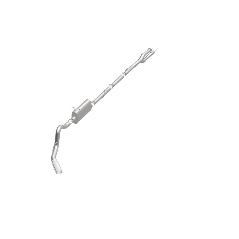 MagnaFlow Sys C/B 11-15 Ford Super Duty F250 6.2L EC CC, SS 3.5in Single Rear Pass Side Ext 5in Tip - 19174