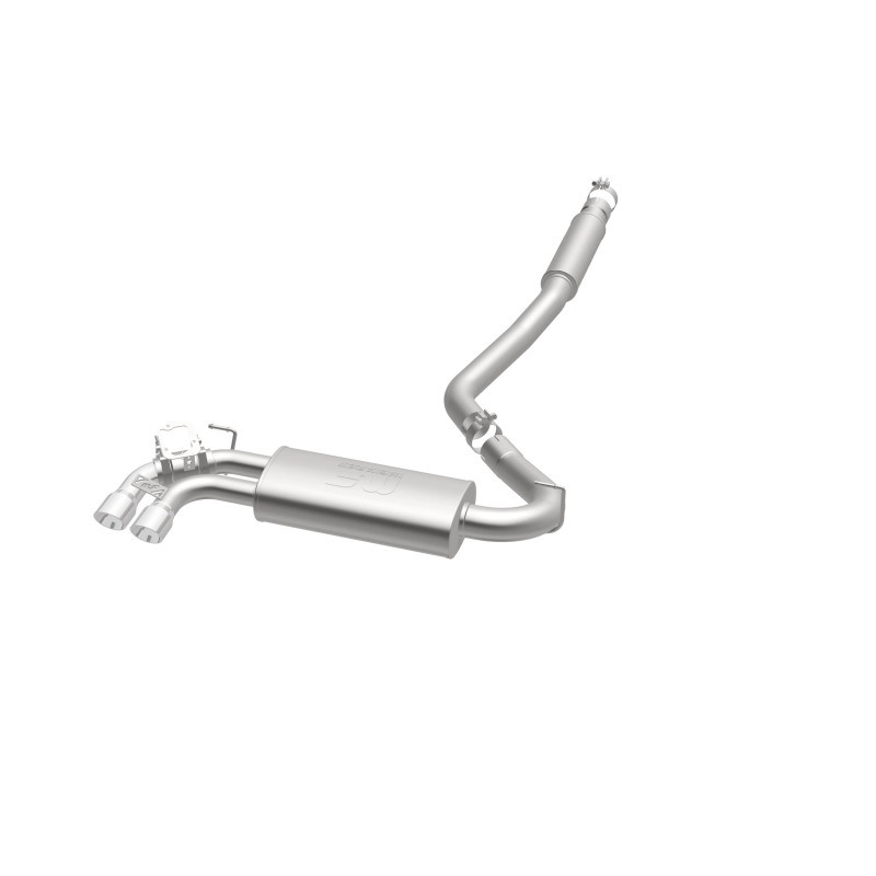 MagnaFlow CB SS 2.5/3in Dual Straight DS Rear Ext 3in Tip 12-15 BMW 328i /428i 2.0L Coupe Sedan - 19195