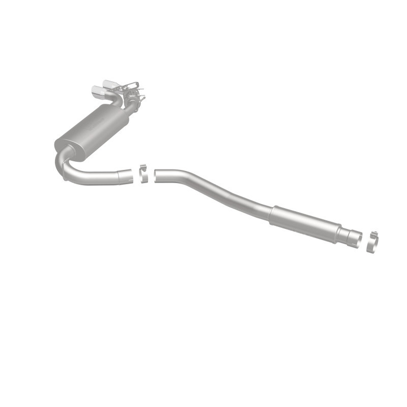 MagnaFlow CB SS 2.5/3in Dual Straight DS Rear Ext 3in Tip 12-15 BMW 328i /428i 2.0L Coupe Sedan - 19195