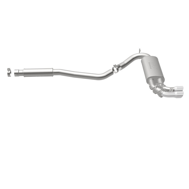 MagnaFlow CB SS 2.5/3in Dual Straight DS Rear Ext 3in Tip 12-15 BMW 328i /428i 2.0L Coupe Sedan - 19195