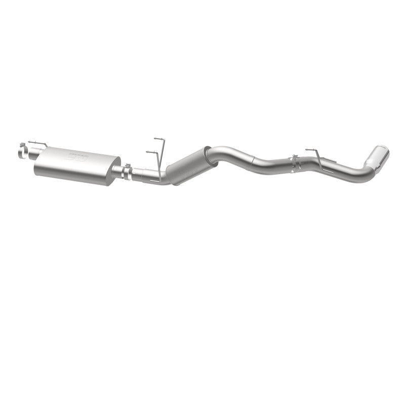 MagnaFlow Cat-Back, SS, 4in, Single Pass Side Rear Exit 5in Tip 14-15 Ram 2500 6.4L V8 CC LB/MC SB - 19200