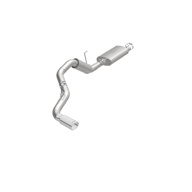MagnaFlow Cat-Back, SS, 4in, Single Pass Side Rear Exit 5in Tip 14-15 Ram 2500 6.4L V8 CC LB/MC SB - 19200