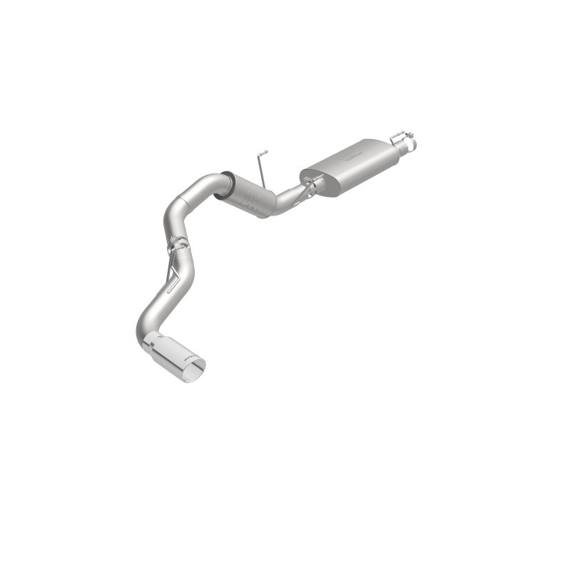 MagnaFlow Cat-Back, SS, 4in, Single Pass Side Rear Exit 5in Tip 14-15 Ram 2500 6.4L V8 CC LB/MC SB - 19200