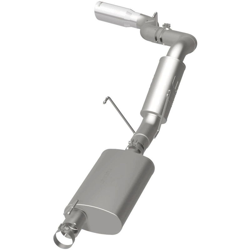 MagnaFlow Cat-Back, SS, 4in, Single Pass Side Rear Exit 5in Tip 14-15 Ram 2500 6.4L V8 CC LB/MC SB - 19200