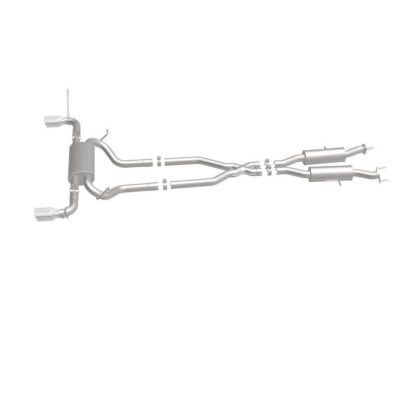 MagnaFlow Cat-Back SS 2.5in Dual Split Rear 4in Black Tip 11-16 Jeep Grand Cherokee 5.7L V8/3.6L V6 - 19216