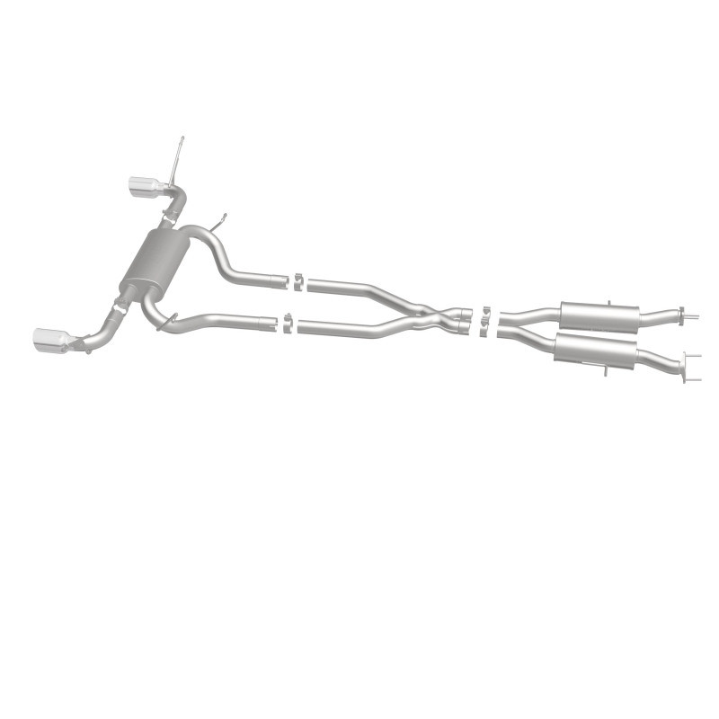 MagnaFlow Cat-Back SS 2.5in Dual Split Rear 4in Black Tip 11-16 Jeep Grand Cherokee 5.7L V8/3.6L V6 - 19216