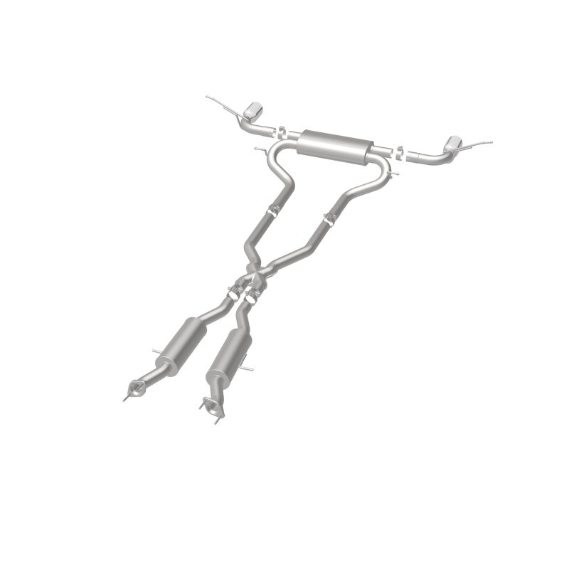 MagnaFlow Cat-Back SS 2.5in Dual Split Rear 4in Black Tip 11-16 Jeep Grand Cherokee 5.7L V8/3.6L V6 - 19216