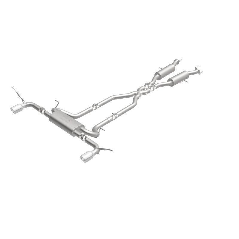 MagnaFlow Cat-Back SS 2.5in Dual Split Rear 4in Black Tip 11-16 Jeep Grand Cherokee 5.7L V8/3.6L V6 - 19216