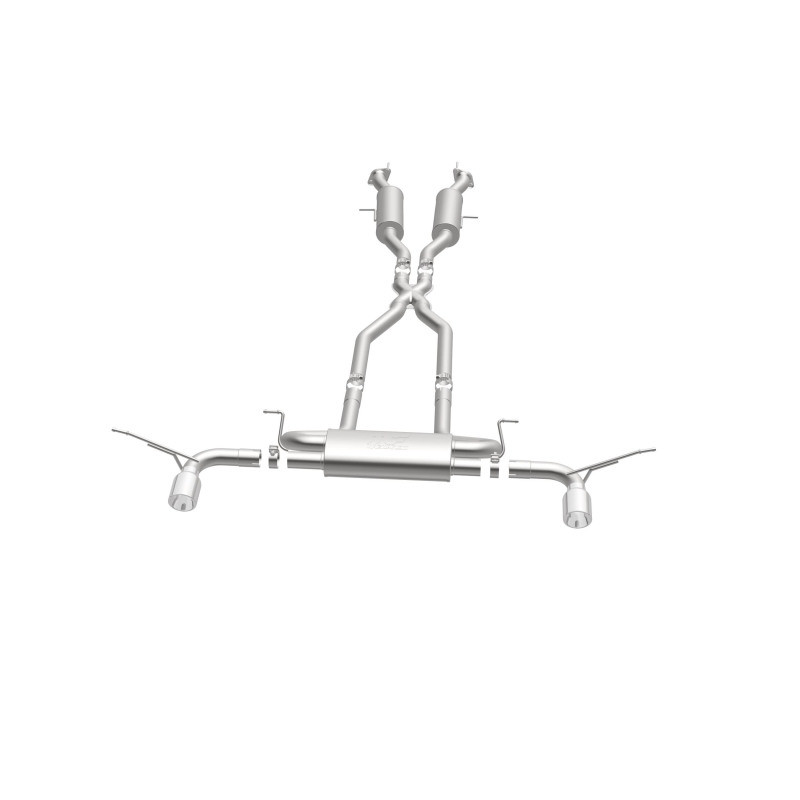 MagnaFlow Cat-Back SS 2.5in Dual Split Rear 4in Black Tip 11-16 Jeep Grand Cherokee 5.7L V8/3.6L V6 - 19216