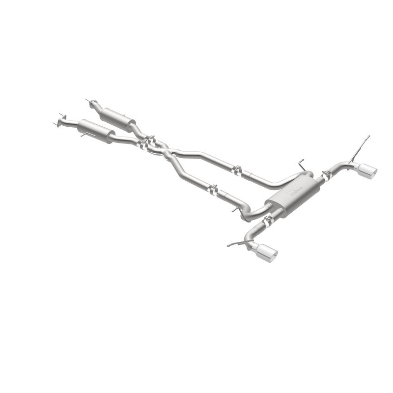 MagnaFlow Cat-Back SS 2.5in Dual Split Rear 4in Black Tip 11-16 Jeep Grand Cherokee 5.7L V8/3.6L V6 - 19216