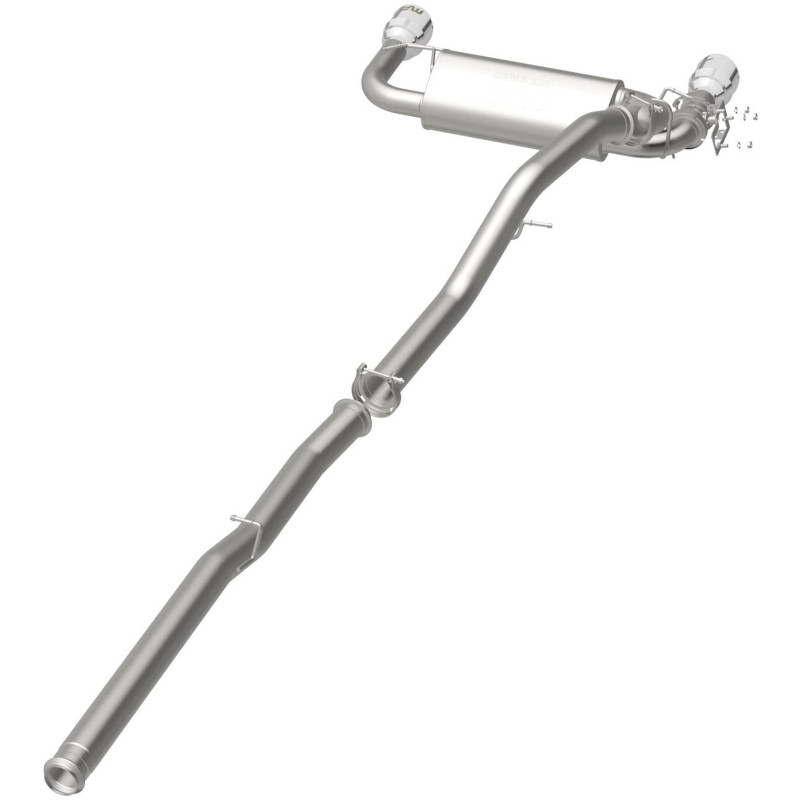 MagnaFlow Cat-Back 2016 Ford Focus RS 3in SS Dual Outlet 4.5in Polished Tips - 19281