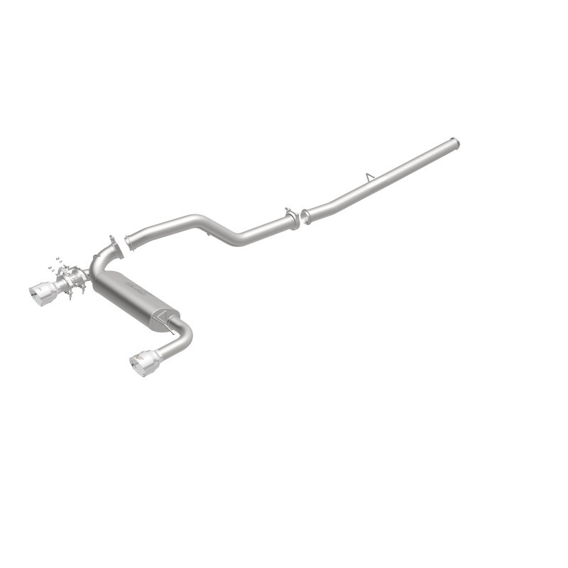 MagnaFlow Cat-Back 2016 Ford Focus RS 3in SS Dual Outlet 4.5in Polished Tips - 19281
