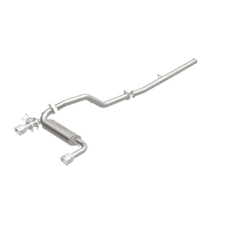 MagnaFlow Cat-Back 2016 Ford Focus RS 3in SS Dual Outlet 4.5in Polished Tips - 19281