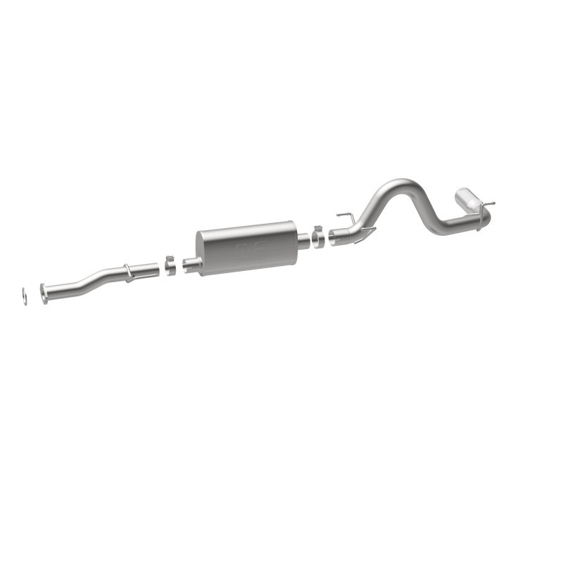 MagnaFlow Cat-Back 2016 Toyota Tacoma 3.5L V6 SS 3in Single Pass Side Exit Rear 4in Tip - 19291