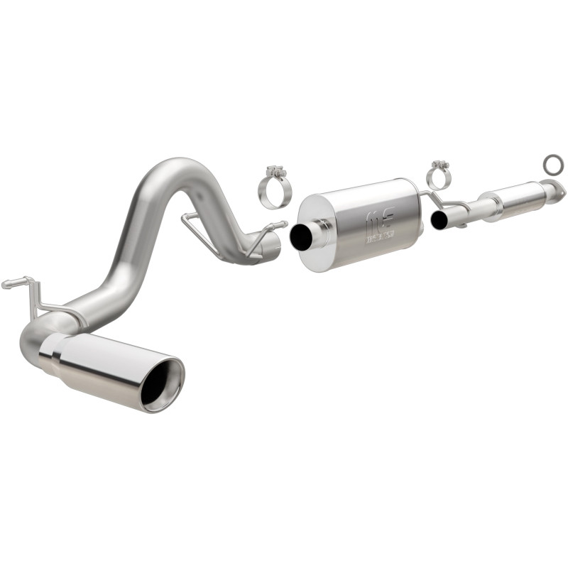 MagnaFlow Cat-Back 2016 Toyota Tacoma TRD 3.5L V6 SS 3in Single Pass Side Exit Rear 4in Tip - 19293