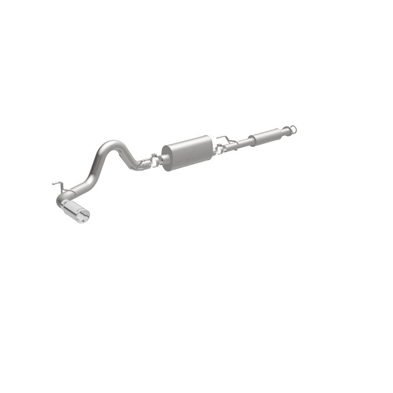 MagnaFlow Cat-Back 2016 Toyota Tacoma TRD 3.5L V6 SS 3in Single Pass Side Exit Rear 4in Tip - 19293