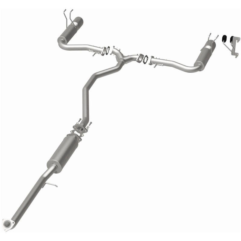 MagnaFlow 16-18 Honda Civic L4 2.0L Street Series Cat-Back Exhaust w/ Polished Tips - 19313