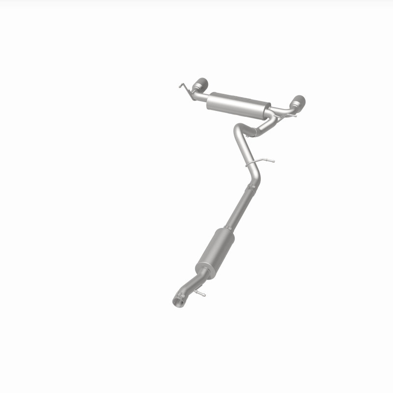 MagnaFlow Cat-Back 12-16 Jeep Wrangler GT 3.6L V6 Black Tips - 19327