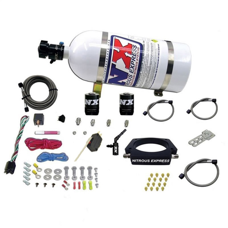Nitrous Express LT2 C8 Nitrous Plate Kit (50-300HP) w/10lb Bottle - 20962-10