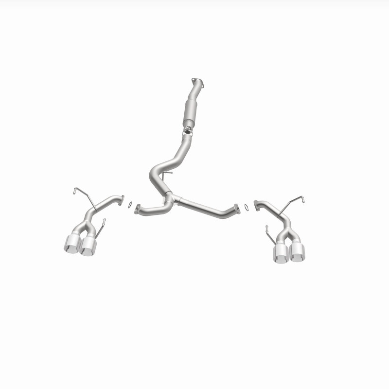 MagnaFlow SYS Cat-Back 15-17 Subaru WRX Sti 2.5L Polished 3in Tips - 19361