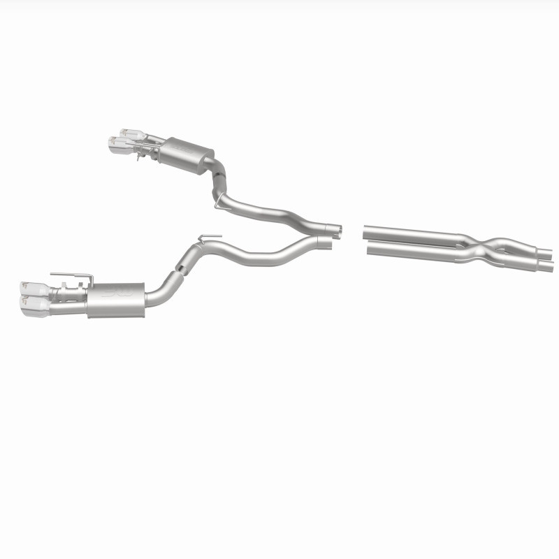 MagnaFlow SYS Cat-Back 2018 Ford Mustang GT 5.0L Competition Dual Exit Polished 4in Tips - 19368