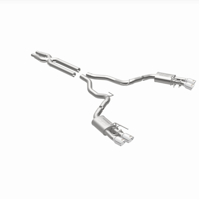 MagnaFlow SYS Cat-Back 2018 Ford Mustang GT 5.0L Competition Dual Exit Polished 4in Tips - 19368