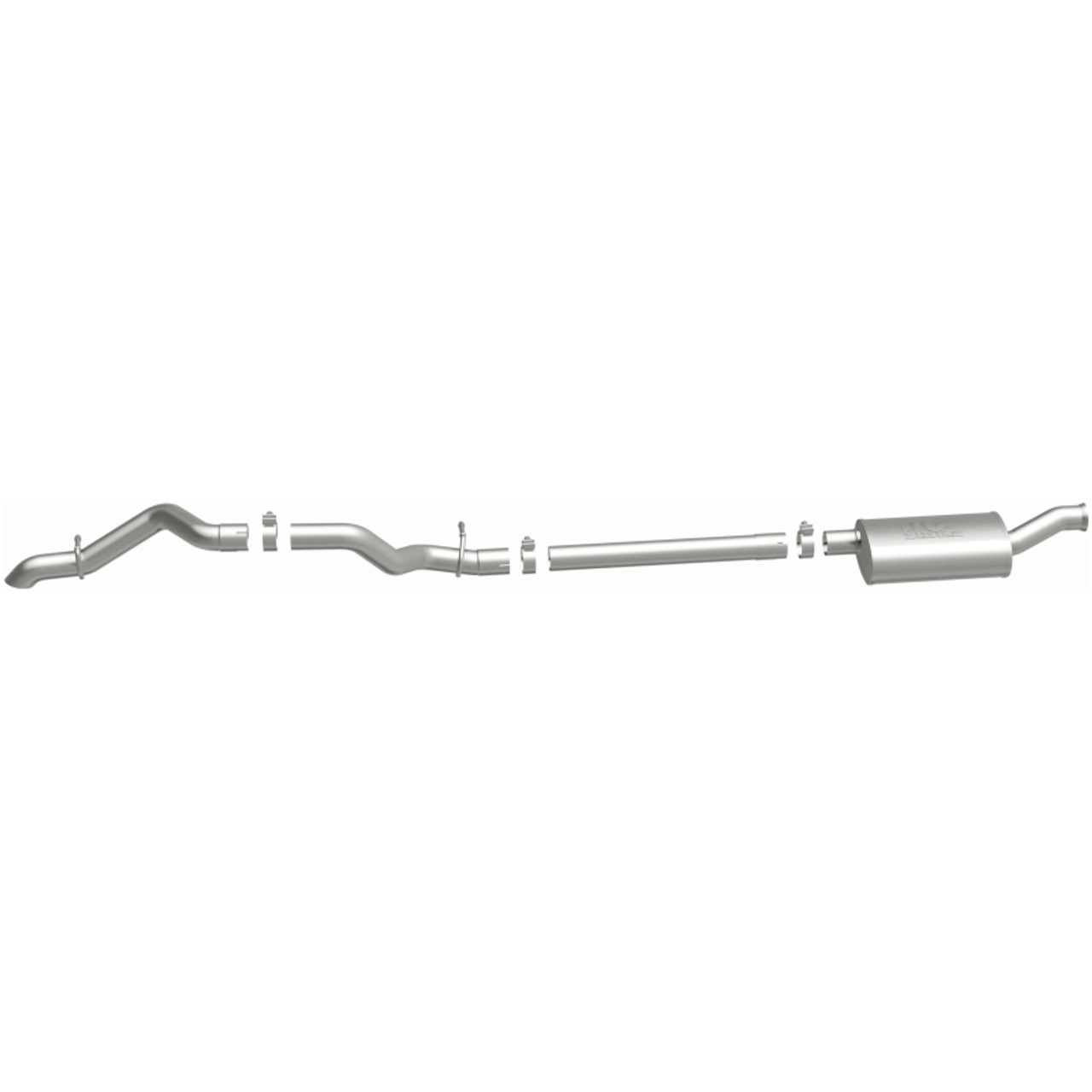 MagnaFlow 2018+ Jeep Wrangler 3.6L SS Driver Side Rear Exit w/o Tip Cat-Back Exhaust - 19386