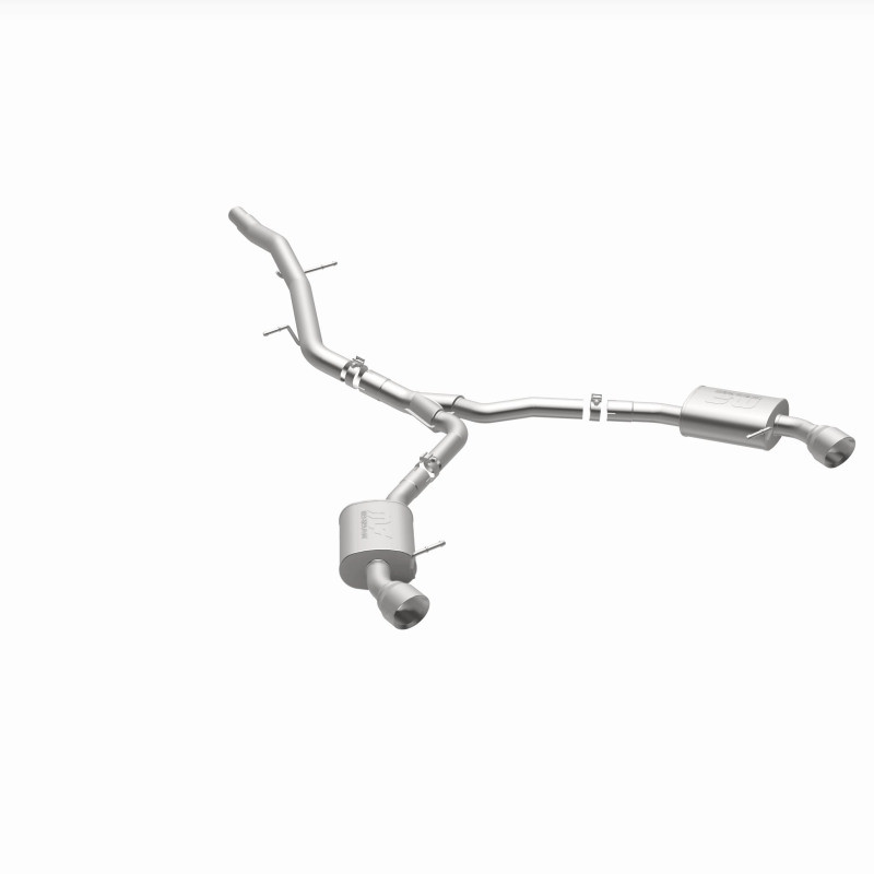MagnaFlow 18-19 Audi A5 Dual Exit Polished Stainless CatBack Exhaust - 3in Main Piping Diameter - 19390