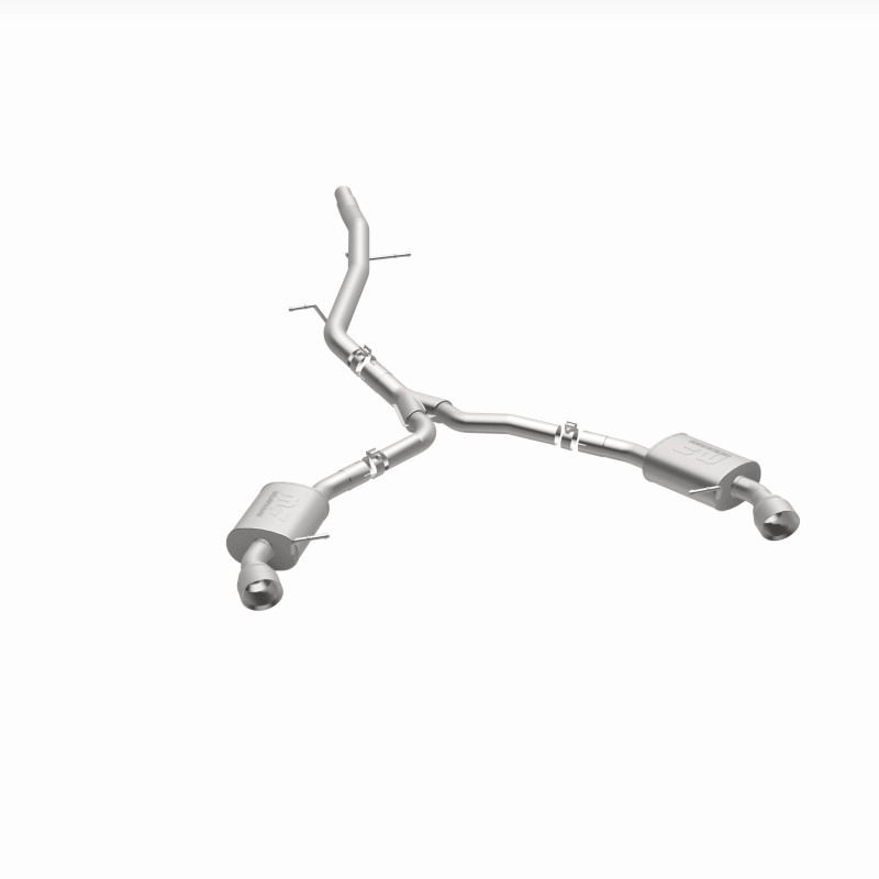 MagnaFlow 18-19 Audi A5 Dual Exit Polished Stainless CatBack Exhaust - 3in Main Piping Diameter - 19390