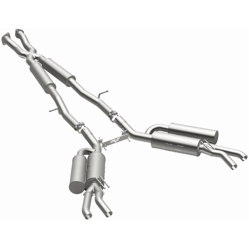 MagnaFlow 2018 Kia Stinger V6 3.3L (Reuse Fascia Tips) Stainless Cat Back Perf Exhaust - 19406