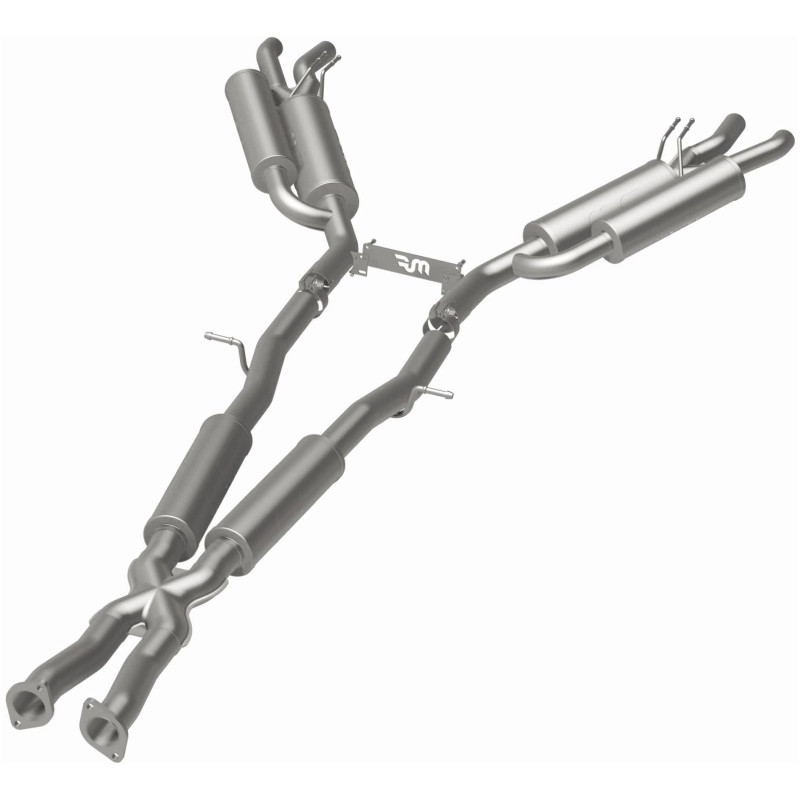 MagnaFlow 2018 Kia Stinger V6 3.3L (Reuse Fascia Tips) Stainless Cat Back Perf Exhaust - 19406