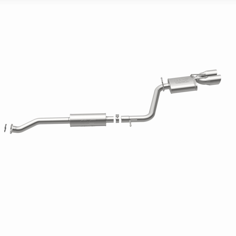 MagnaFlow CatBack 18-19 Toyota Camry SE 2.5L Street Series Single Exit Polished Stainless Exhaust - 19410