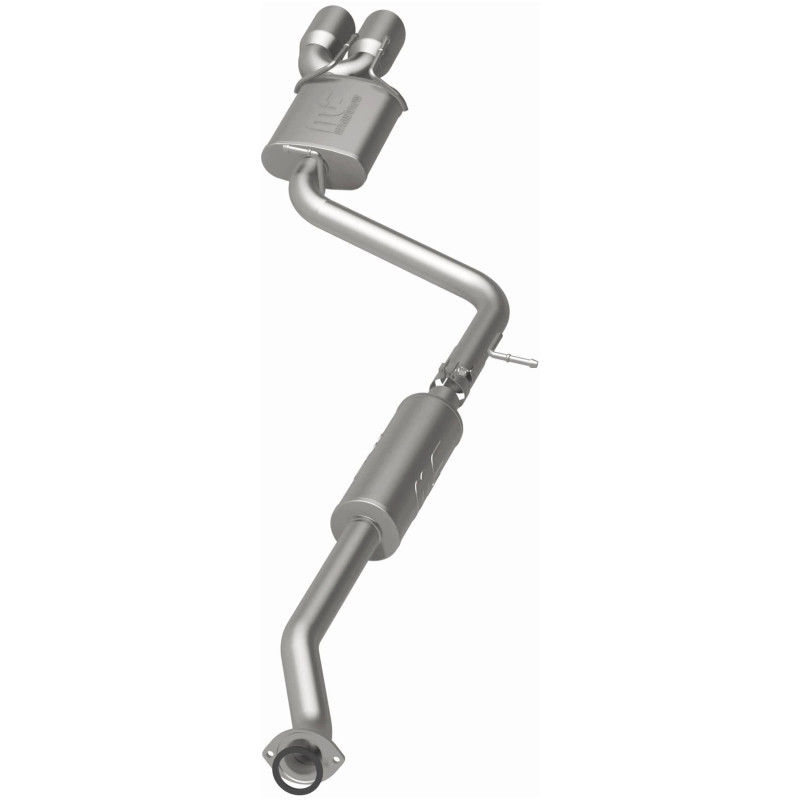 MagnaFlow CatBack 18-19 Toyota Camry SE 2.5L Street Series Single Exit Polished Stainless Exhaust - 19410
