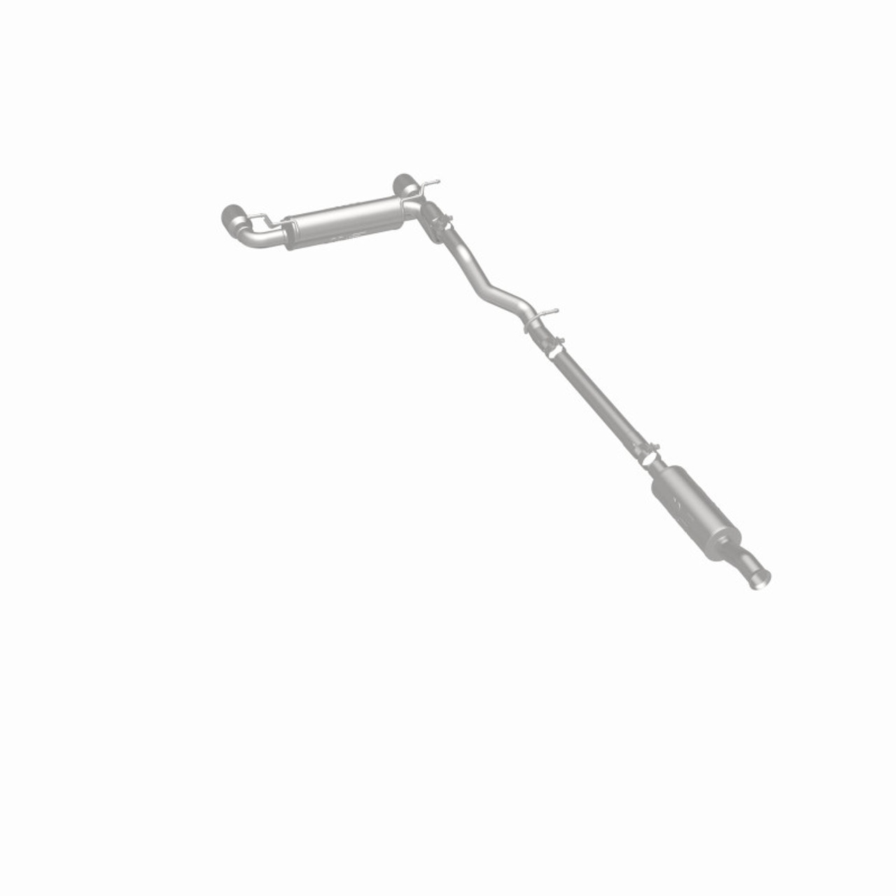 MagnaFlow 2018+ Jeep Wrangler 3.6L 409 SS Dual Split Rear Exit Polished Tips Cat-Back Exhaust - 19416