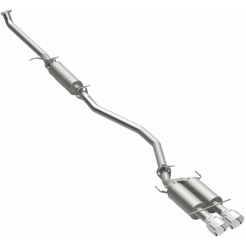 MagnaFlow CatBack 17-18 Honda Civic L4 1.5LGAS Dual Exit Polished Stainless Exhaust - 19420