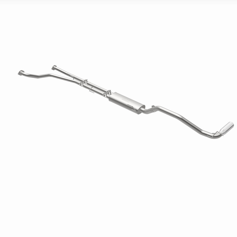 MagnaFlow CatBack 07-15 Nissan Titan V8 LGAS/LFLEX Single MF Polished Stainless Exhaust - 19421
