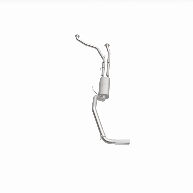 MagnaFlow CatBack 07-15 Nissan Titan V8 LGAS/LFLEX Single MF Polished Stainless Exhaust - 19421
