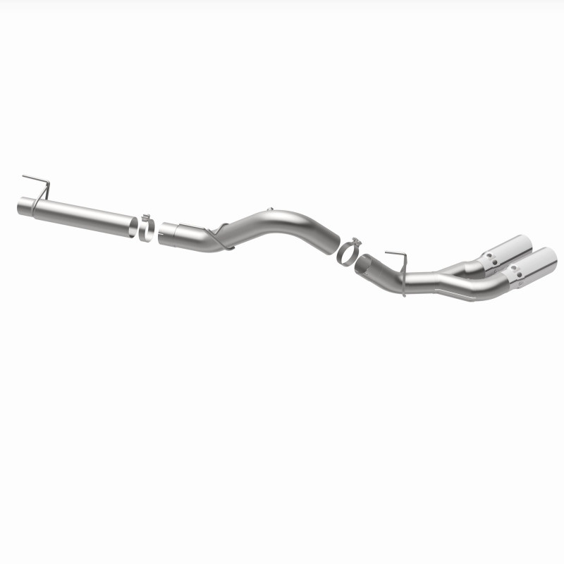 MagnaFlow CatBack 2018 Ford F-150 V6-3.0L Dual Exit Polished Stainless Exhaust - MF Series - 19422