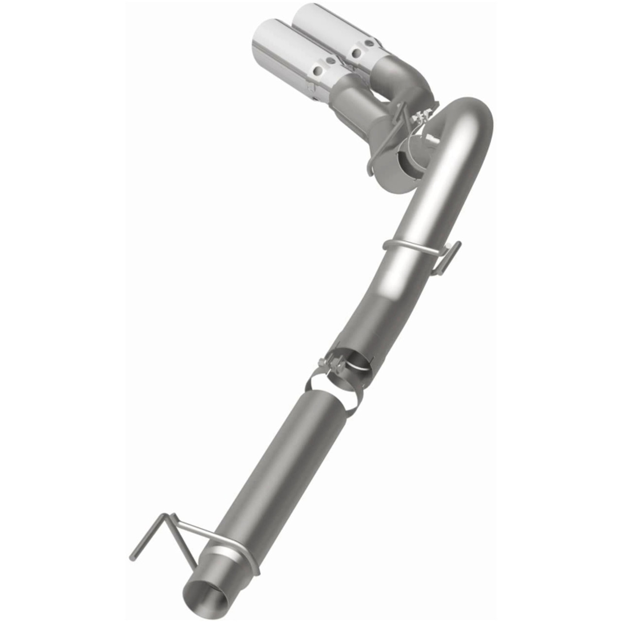 MagnaFlow CatBack 2018 Ford F-150 V6-3.0L Dual Exit Polished Stainless Exhaust - MF Series - 19422