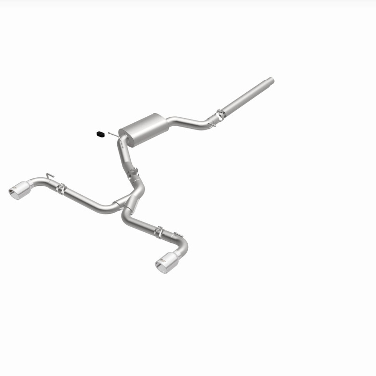 MagnaFlow 18-19 VW GTI 2.0L 409 SS Polished 3in Touring Series Cat-Back Exhaust - 19435