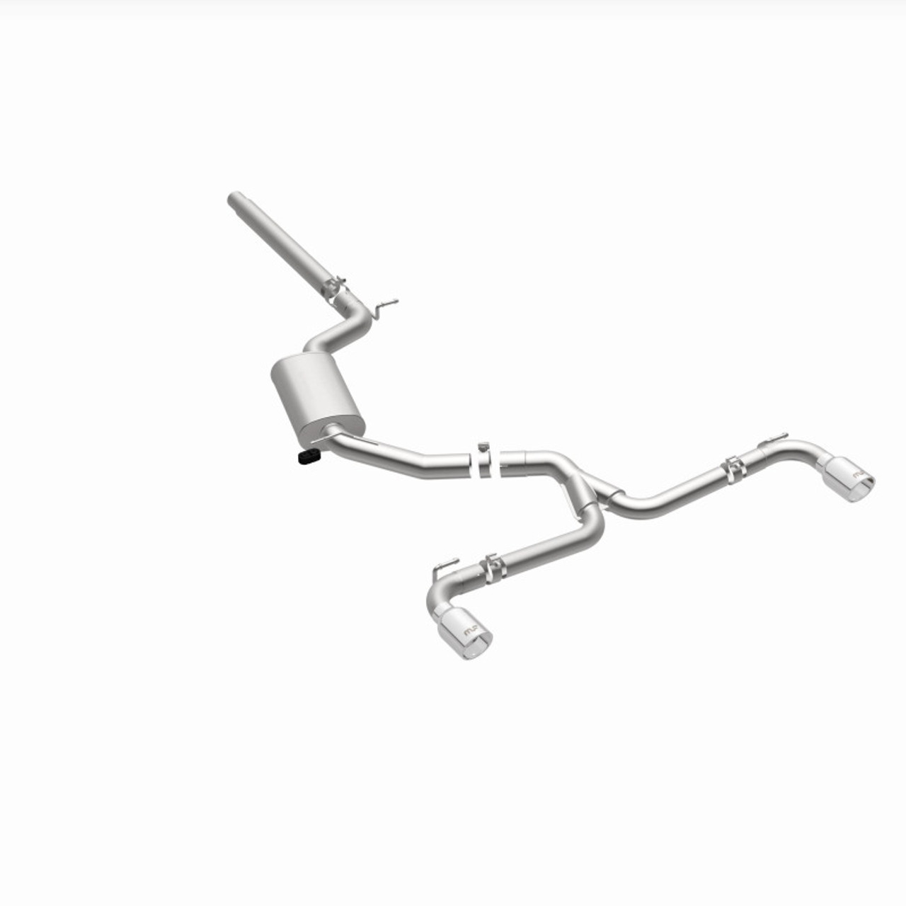 MagnaFlow 18-19 VW GTI 2.0L 409 SS Polished 3in Touring Series Cat-Back Exhaust - 19435
